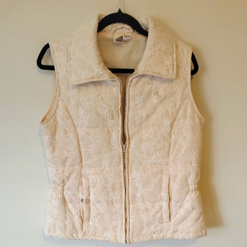 Cowgirl Up Brocade Vest Medium